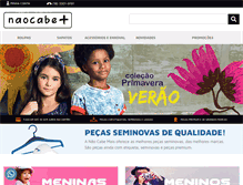 Tablet Screenshot of naocabemais.com